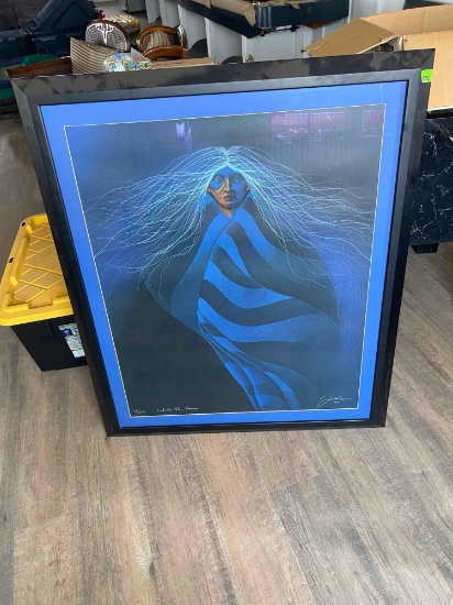 Lakota blue Aura ( limited edition serigraph by Frank Howell)