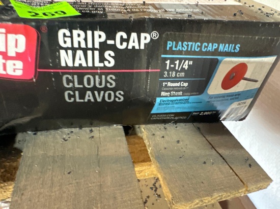 Grip cap nails