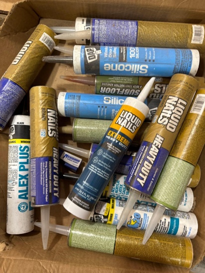 Liquid nails and silicone