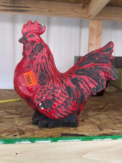 Rooster table decor Measurement in photo