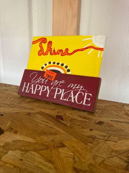 Shine and You are my sunshine wall decor