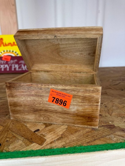 Small wooden box