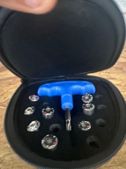 Golf weight wrench kit