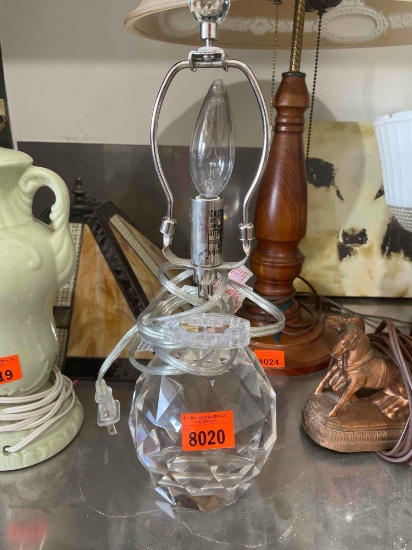 Glass lamp no shade