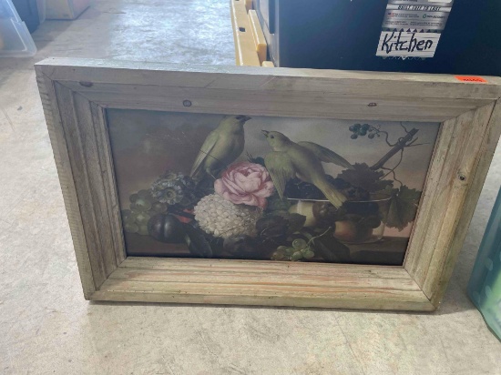 Framed wall decor