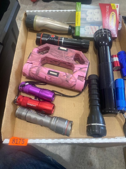 Assortment of flashlights