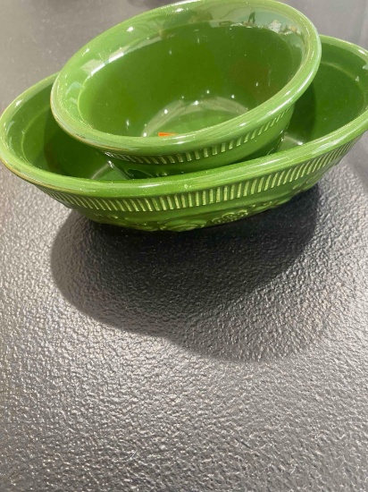 Green bowls