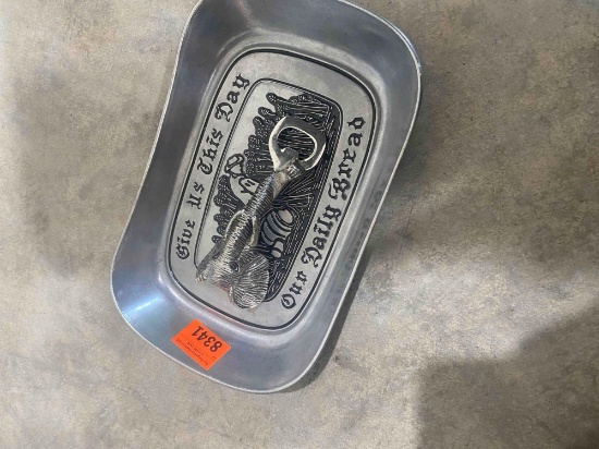 Give us our daily bread dish and elephant bottle opener