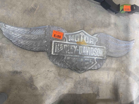 Harley Davidson metal sign