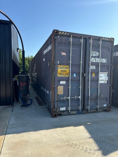 Shipping Container Measurements 40x8x96 Buyer responsible loading and moving