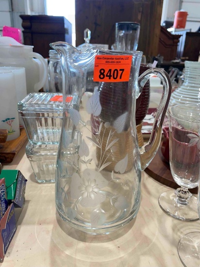 Crystal pitcher