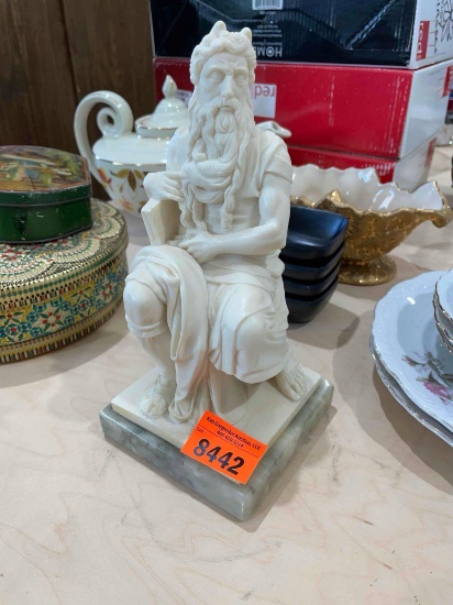 Replica sculpture of moses by Michelangelo