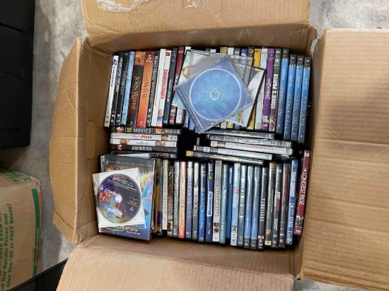 Box of DVDs