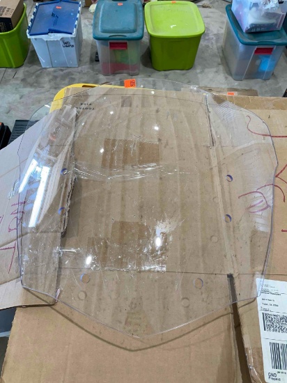 Motorcycle windshield