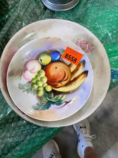 Ucagco Japan hand painted decorative plate