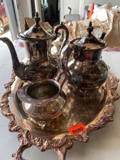 Silver tea set