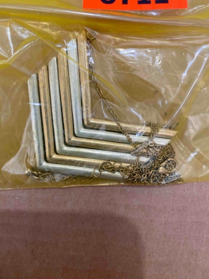 Gold and silver necklace