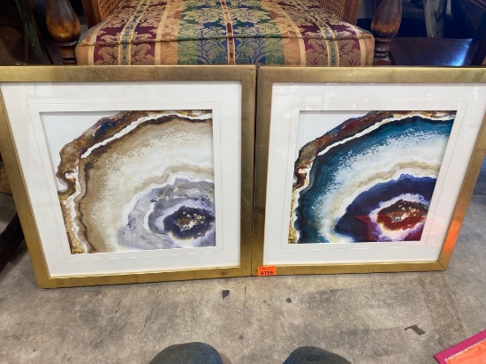 Geode walll art