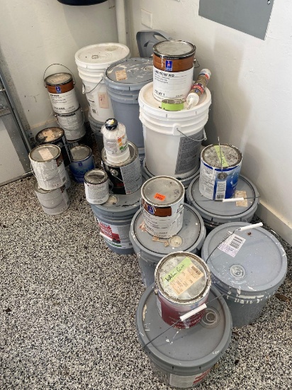 Large lot of paint