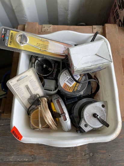 Chalk line, Hole saws and more