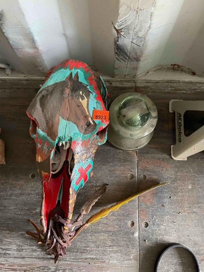 Painted horse head