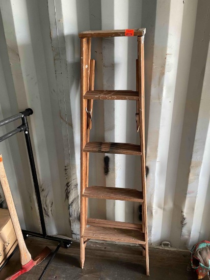 Wooden ladder