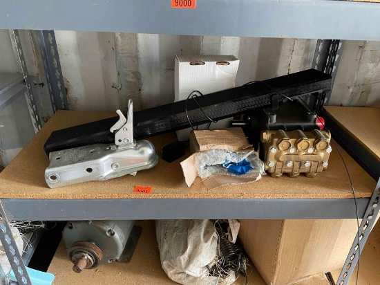 Trailer hitch tongue, Component of a pressure washer pump and other items