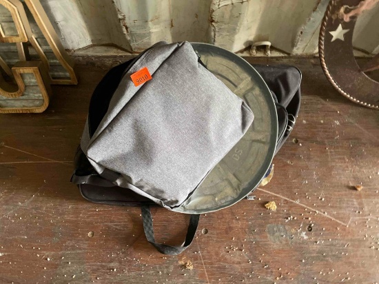 Bags and metal trah can lids