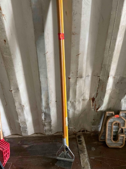 Mop handle and hoe