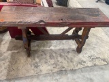 Rustic sofa table Must bring help to load