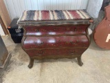 3 drawer hand painted bombay chest Must bring help to load