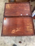 Wooden end tables