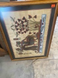 Framed wall decor