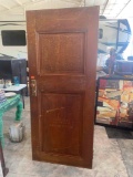 Vintage wooden door