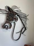 Horse head wall art