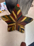 Five point star, wooden, Measurements22 x 22