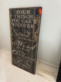 Inspirational wall decor Measurement 32x16