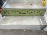 Its a wonderful life wall hanging