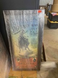 Framed rodeo poster Measurements in photos