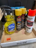 De-icer, rust stop, window cleaner