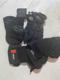 Harley gloves, hat, glucometer
