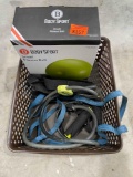 Fitness ball and bands