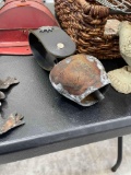 Cow bell and stirrup decor