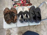 Golf shoes, tennis shoes and sandals