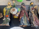 Pieces to a nativity scene