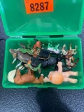 Small toy horses