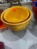 Yellow bowls