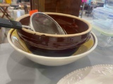 Bowl ceramic bowl, sifter, and yellow flower bowl