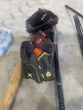Baseball bats and gloves