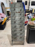 Distressed wooden organizer
